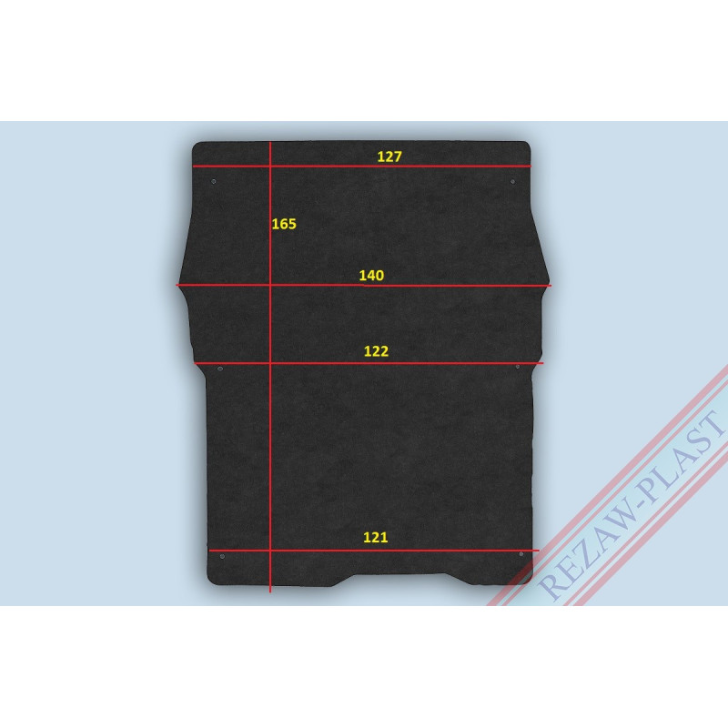 Protector Carga Citroen Berlingo, Corto, 2 plazas, 100128 Protector Carga Citroen Berlingo, Corto, 2 plazas, 100128