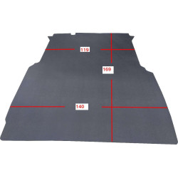 Protector Plano de Carga Citroen BERLINGO I, Peugeot PARTNER I, 101240