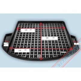Prot. Maletero Caucho 3D Premium| Hyundai SANTA FE III, versión de 5 pasajeros, 7 pasajeros (con la tercera fila de asientos plegada) | 2012 - 2018 | REF: 230632
