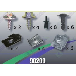 Tornilleria Protector Carter BMW Serie 3 90209