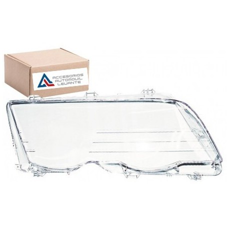 Cristal de faro delantero derecho para BMW Serie 3 E46 Sedan/Touring (98-01)