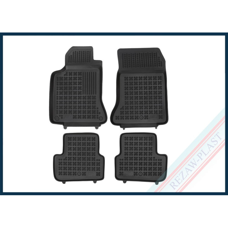 Alfombrilla caucho 3D premium | Infinity Q30 I Hatchback, con caja de cambios automática, con rueda de repuesto de tamaño irregular (ahorro de espacio, más pequeña que los neumáticos de serie), versión 4x2 (FWD) | 2015 - 2019 | Mercedes GLA I | 2013 - 2019 | Mercedes W176 A - CLASS | 2012 - 2018 | REF: 201718