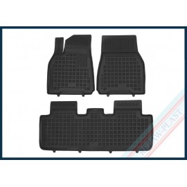 Alfombrilla Caucho 3D Premium compatible con Tesla MODEL Y  5 pasajeros | 2020 - | 204003