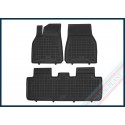 Alfombrilla Caucho 3D Premium compatible con Tesla MODEL Y  5 pasajeros | 2020 - | 204003