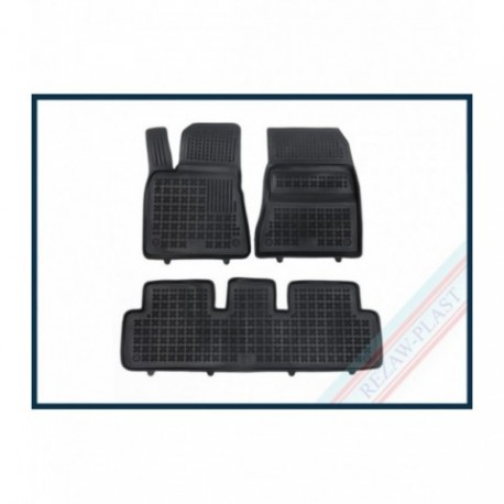 Alfombrilla caucho 3D premium | Tesla MODEL 3 version with heat pump | 2021 - 2023 | REF: 204004