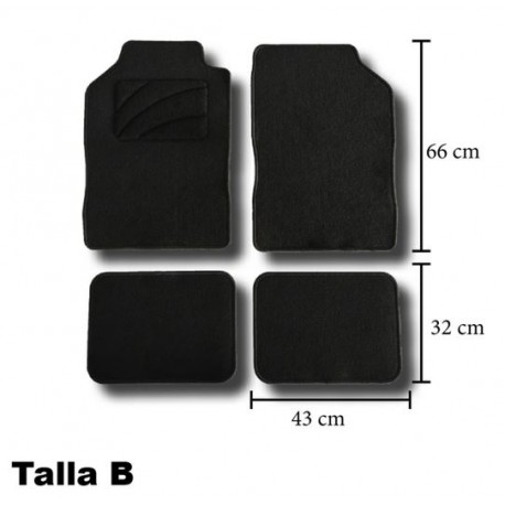 Alfombrilla moqueta SEMIMEDIDA TALLA A - CALIDAD ECO