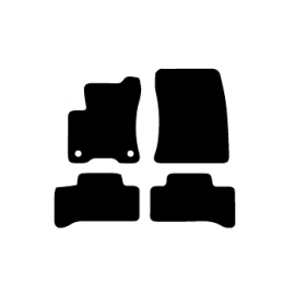 Alfombras de Moqueta, Chrysler PT Cruiser (2001-2010),DELANTERAS, Color Negro, Calidad Standard, REF:CY0005S2N