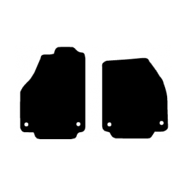 Alfombras de Moqueta, Toyota HILUX (2016 - Presente) CABINA SIMPLE,DELANTERAS, Color GRIS, Calidad Standard, REF:TY0051S2G