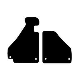Alfombras de Moqueta, Toyota HILUX (2016 - Presente) CABINA DOBLE,DELANTERAS,  Beige,  Premium, REF:TY0051-1P2B