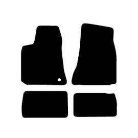 Alfombras de Moqueta, Chrysler 300C (2004-2010),5 PLAZAS, Color Negro, Calidad Standard, REF:CY0001S5N