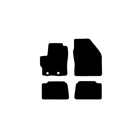 Alfombras de Moqueta, TOYOTA YARIS CROSS (Desde 2021),5 PLAZAS, Color Negro, Calidad Standard, REF:TY0057S5N