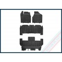 Alfombrilla Caucho 3D Premium Chrysler PACIFICA II versión 7 pasajeros, 8 pasajeros, Stow'n Go, excepto (PHeV) | 2016 - 2021
