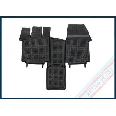 Alfombrilla Caucho 3D Premium Volkswagen MULTIVAN T7 delantero con un material extra en el lado del conductor, versión con consola central deslizante, todos los modelos incluido eHybrid (PHEV) | 2021 - | REF: 200133
