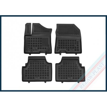Alfombrilla caucho 3D premium | apto para Hyundai KONA I Electric 2018 - 2023