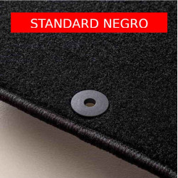 Alfombrilla Moqueta  TAMAÑO XXL  VW TRANSPORTER T5 (2003-2015 ) DELANTERO SIN PASILLO TAMAÑO XXL  Calidad Standard, Color Negro