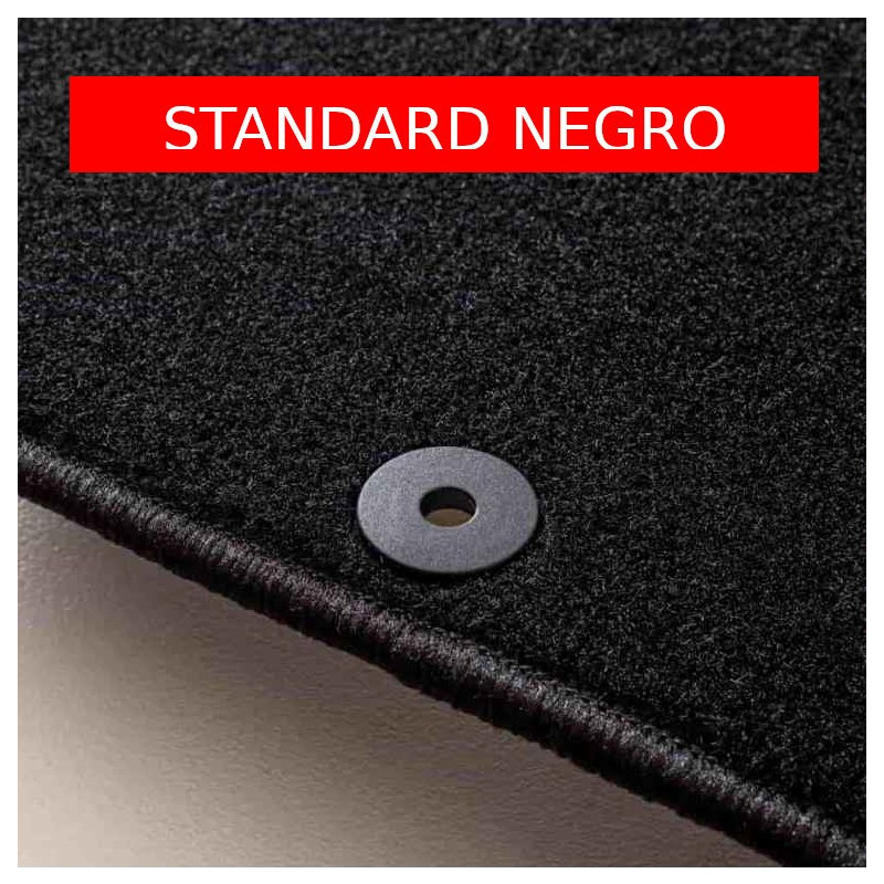 Alfombrilla Moqueta  5 PLAZAS  Renault TRAFIC II (2001-2014) * 5 PLAZAS  Calidad Standard, Color Negro REF: RT0044-2S5N