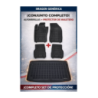 CONJUNTO CAUCHO 3D PREMIUM compatible con Audi A3 III 8V Sportback - version con rueda de repuesto de tamano irregular (ahorro de espacio, mas pequena que las llantas estandar) | 2012 - 2020 | REF: 32030K00117 REF: 32030K00117