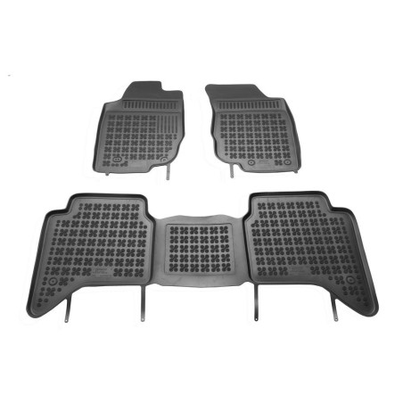 Alfombrilla caucho 3D premium | Toyota HILUX (AN10, AN20, AN30) 4 - door,  pre facelifting / facelifting | 2005 - 2015 | REF: 201427