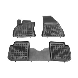 Alfombrilla caucho 3D premium | Fiat 500L, 500L Trekking, 500L Living, version 7 passenger (with the third row of seats folded)  | 2013 - 2022 | REF: 201516