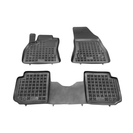 Alfombrilla caucho 3D premium | Fiat 500L, 500L Trekking, 500L Living, version 7 passenger (with the third row of seats folded)  | 2013 - 2022 | REF: 201516