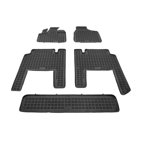 Alfombrilla caucho 3D premium compatible con Chrysler Grand VOYAGER V version 7 passenger | 2005 - 2011 | Lancia-Chrysler VOYAGER V version 7 passenger | 2005 - 2011 | REF: 203701